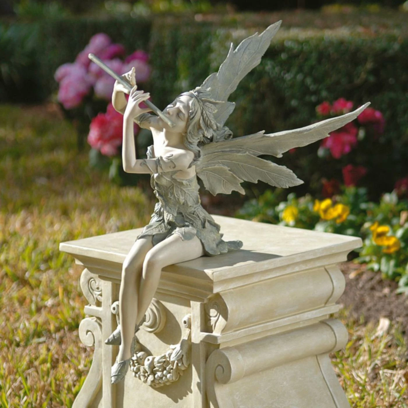 Best Pirce 🔥 Fairy Statues Design Toscano Fairy Of The West Wind Sitting Sculpture - Set Of 2 🤩 3 Best Pirce 🔥 Fairy Statues Design Toscano Fairy Of The West Wind Sitting Sculpture - Set Of 2 🤩