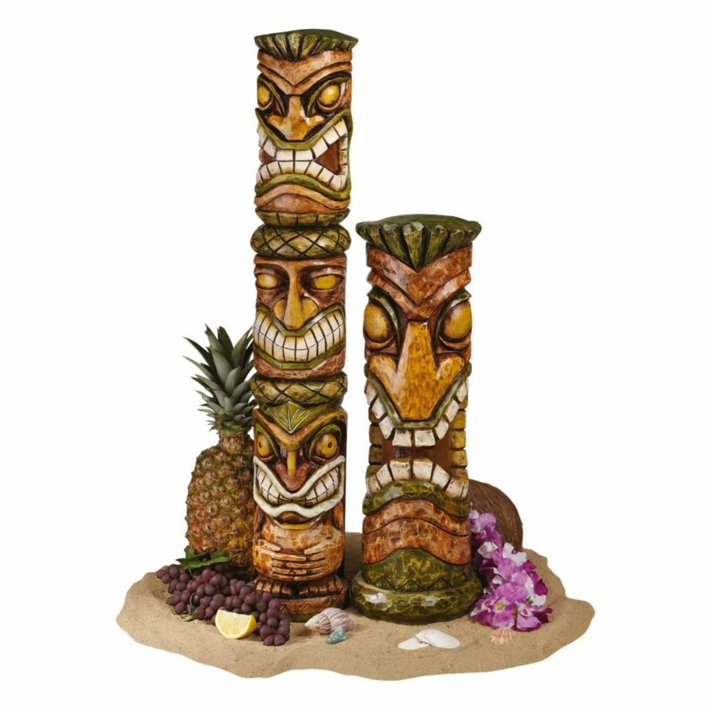 Cheapest ๐ฅฐ Other Garden Statues Design Toscano Aloha Hawaii Tiki Sculpture Set ๐ 3 Cheapest ๐ฅฐ Other Garden Statues Design Toscano Aloha Hawaii Tiki Sculpture Set ๐