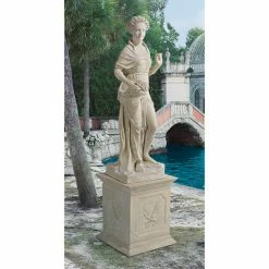 Cheapest โจ Greek & Roman Statues Design Toscano The Four Goddesses Of The Seasons Spring Statue With Plinth โค๏ธ