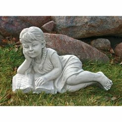 Best Pirce ๐งจ Children Statues Design Toscano Reading Rebecca Garden Scholar Statue - Set Of 2 ๐