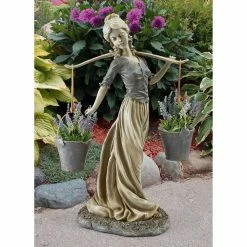 Best Pirce 🔔 Other Garden Statues Design Toscano Magdalene The Danish Milkmaid Garden 👩 Woman Statue 🔔