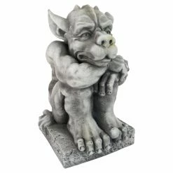 Flash Sale 🎁 Gargoyles & Griffins Design Toscano Gaspar ⌚ Watcher Of Souls Gothic Gargoyle Statue 🛒
