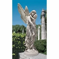 Hot Sale ❤️ Angel & Cherub Statues Design Toscano Heavens Guardian Angel Garden Statue ✔️