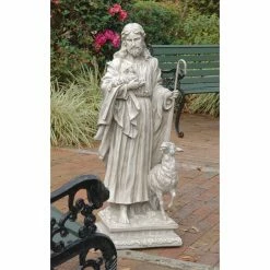 Buy 😉 Religious Statues Design Toscano Jesus The Good Shepherd Garden Statue ❤️