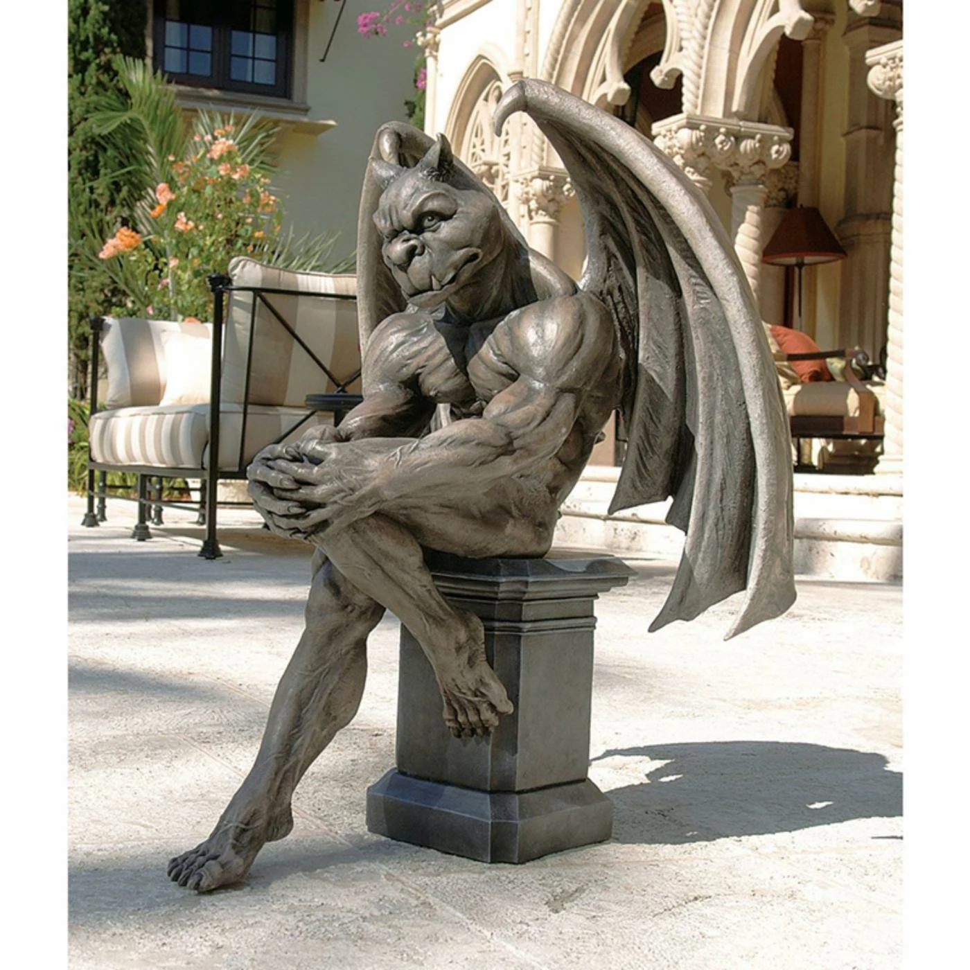 Buy ✨ Gargoyles & Griffins Design Toscano Socrates The Gargoyle Thinker Sculpture 😍 3 Buy ✨ Gargoyles & Griffins Design Toscano Socrates The Gargoyle Thinker Sculpture 😍