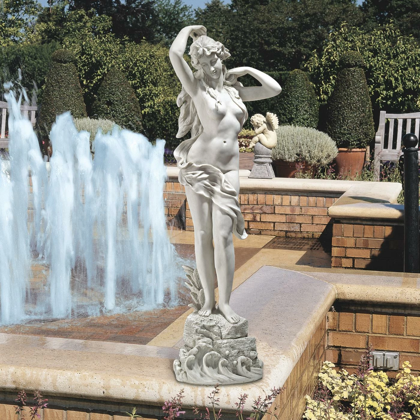 Cheap ⭐ Oriental Statues Design Toscano Spring Awakening Garden Statue 👏 3 Cheap ⭐ Oriental Statues Design Toscano Spring Awakening Garden Statue 👏