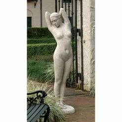 Best reviews of 💯 Greek & Roman Statues Design Toscano The Goddess Harmonia - Stone Finish Contemporary Nude Life-Size Statue 😀