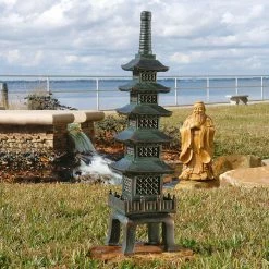 Cheap 🎉 Religious Statues Design Toscano The Nara Temple - Asian Garden Pagoda Sculpture 🤩