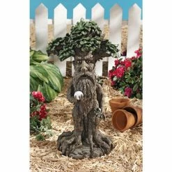 Brand new 👍 Other Garden Statues Design Toscano Treebeard Ent With Mystical Orb Statue 🌟