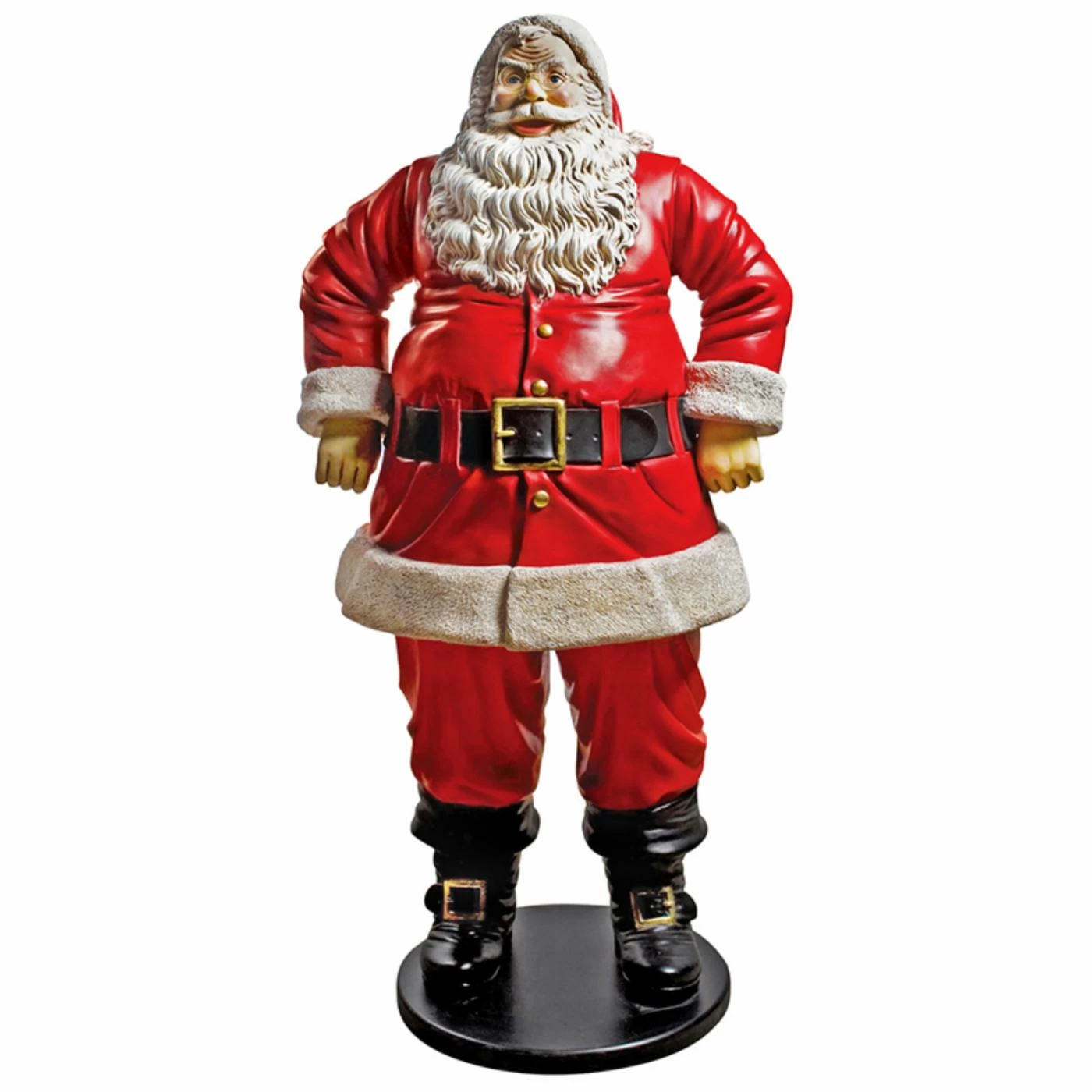 Best Pirce 🤩 Lawn Art And Figurines Design Toscano Jolly Santa Claus Statue - Grande 🥰 3 Best Pirce 🤩 Lawn Art And Figurines Design Toscano Jolly Santa Claus Statue - Grande 🥰