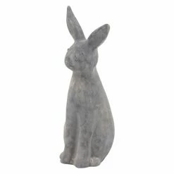 Wholesale โจ Animal Statues DecMode Gray Rabbit Garden Sculpture ๐