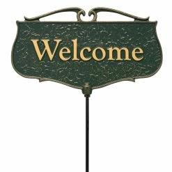 Best reviews of ✔️ Other Garden Statues Whitehall Welcome - Garden Entryway Sign ⌛