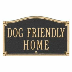 Discount 💯 Other Garden Statues Whitehall 🐕 Dog Friendly Home - Wall/Lawn Sign 💯