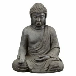 Cheap 👏 Religious Statues LuxenHome Meditating Buddha Statue 🤩