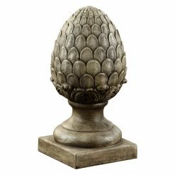 Hot Sale 🔥 Finials LuxenHome Artichoke Finial - Ivory 🔥