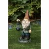 Flash Sale ✔️ Garden Gnomes LuxenHome Gnome With Solar Lantern 😀