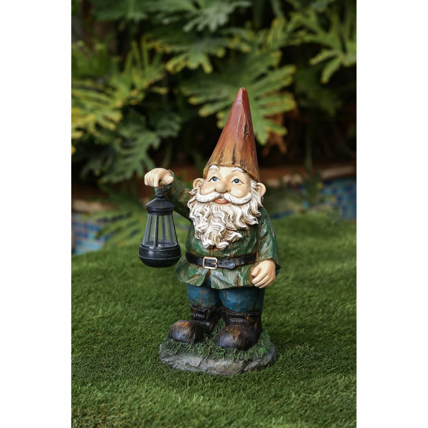 Flash Sale ✔️ Garden Gnomes LuxenHome Gnome With Solar Lantern 😀 3 Flash Sale ✔️ Garden Gnomes LuxenHome Gnome With Solar Lantern 😀
