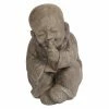 Best Sale 🛒 Oriental Statues LuxenHome Quiet Little Buddha Statue 🔔