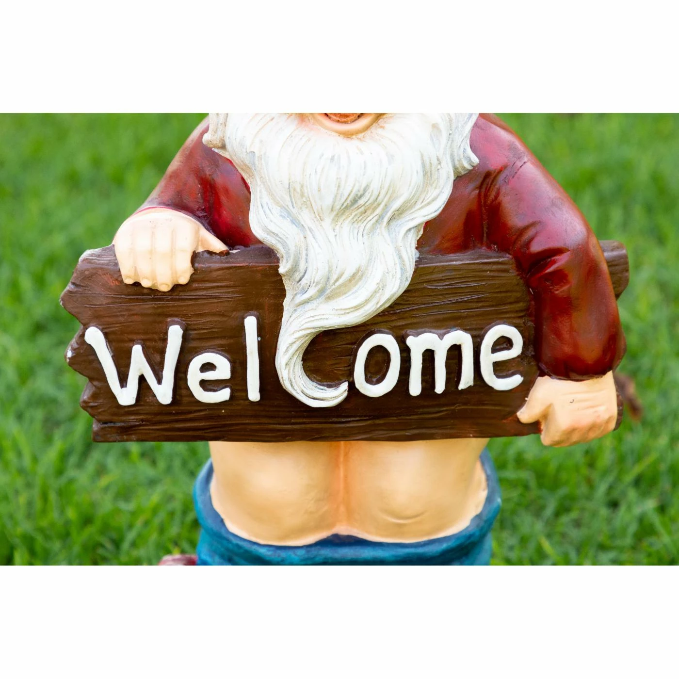New ๐งจ Garden Gnomes Alpine Corporation Alpine Mooning Welcome Gnome Statue ๐ 7 New ๐งจ Garden Gnomes Alpine Corporation Alpine Mooning Welcome Gnome Statue ๐ - Image 5