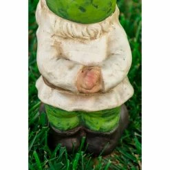 Hot Sale ✔️ Garden Gnomes Alpine Gnome Statue With Hand Behind His Back ❤️ -Garden Statues Shop scaleALP692