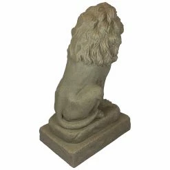Best deal 🎁 Animal Statues Emsco Guardian Lion Garden Statue 😍 -Garden Statues Shop scaleEGP085