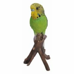 Best reviews of 😉 Animal Statues Hi-Line Gift Ltd. Budgie On Branch Garden Statue ⌛ -Garden Statues Shop scaleHILI060