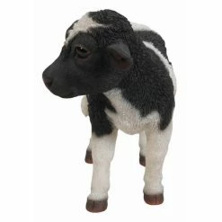 Best Sale ❤️ Animal Statues Hi-Line Gift Ltd. Standing Cow Garden Statue 😍 -Garden Statues Shop scaleHILI066
