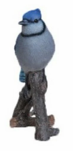 Brand new ✔️ Animal Statues Hi-Line Gift Ltd. Jay On Branch Garden Statue 😉 -Garden Statues Shop scaleHILI127