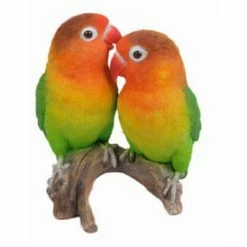 Buy 🎉 Animal Statues Hi-Line Gift Ltd. Parrots On Branch Garden Statue 🔥 -Garden Statues Shop scaleHILI129