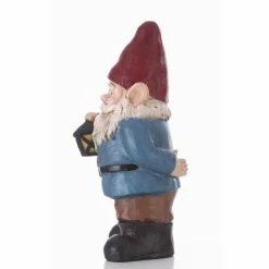 Deals 🔥 Garden Gnomes Hi-Line Gift Ltd. Gnome Holding Lantern Garden Statue ⭐ -Garden Statues Shop scaleHILI209