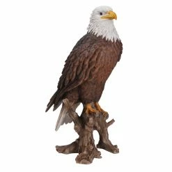 Buy 🛒 Animal Statues Hi-Line Gift Ltd. Large Bald Eagle On Stump Statue 🛒 12 Buy 🛒 Animal Statues Hi-Line Gift Ltd. Large Bald Eagle On Stump Statue 🛒 -Garden Statues Shop scaleHILI527