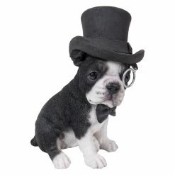 Buy ๐ Animal Statues Hi-Line Gift Ltd. Boston Terrier With Top Hat And Spectacle And Bow Tie Statue โ 12 Buy ๐ Animal Statues Hi-Line Gift Ltd. Boston Terrier With Top Hat And Spectacle And Bow Tie Statue โ -Garden Statues Shop scaleHILI530