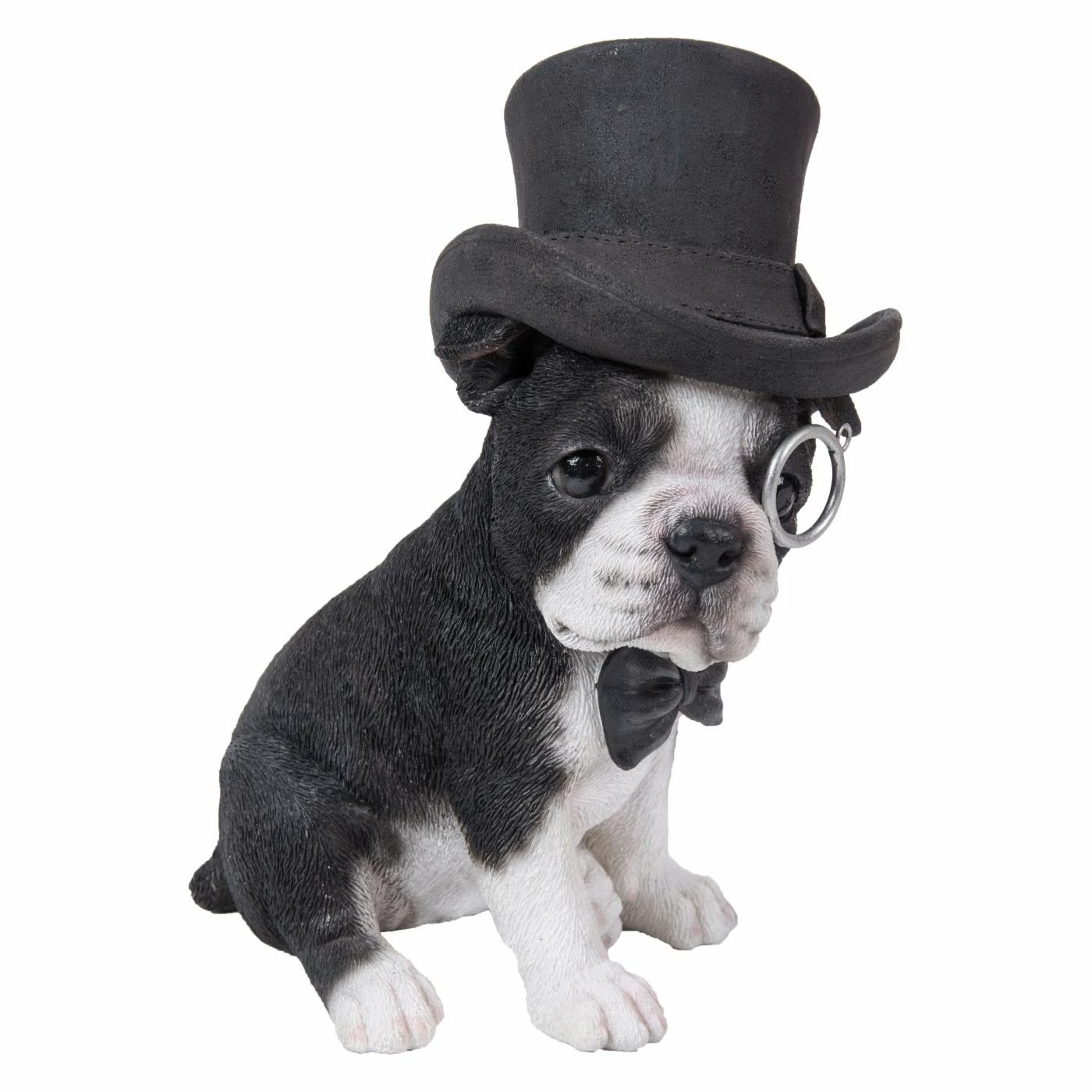 Buy ๐ Animal Statues Hi-Line Gift Ltd. Boston Terrier With Top Hat And Spectacle And Bow Tie Statue โ 7 Buy ๐ Animal Statues Hi-Line Gift Ltd. Boston Terrier With Top Hat And Spectacle And Bow Tie Statue โ - Image 5