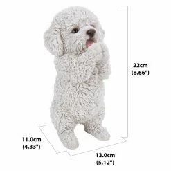 Discount 🧨 Animal Statues Hi-Line Gift Ltd. Poodle Puppy Playing Statue 👏 -Garden Statues Shop scaleHILI532