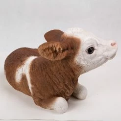 Flash Sale 😀 Animal Statues Hi-Line Gift Ltd. Cow Laying Down Statue ⭐ -Garden Statues Shop scaleHILI545