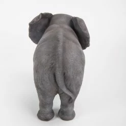 Brand new 🎉 Animal Statues Hi-Line Gift Ltd. Elephant Baby Statue 🧨 -Garden Statues Shop scaleHILI557