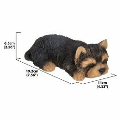 Best reviews of 😀 Animal Statues Hi-Line Gift Ltd. Yorkshire Terrier Puppy Sleeping ✨ -Garden Statues Shop scaleHILI570
