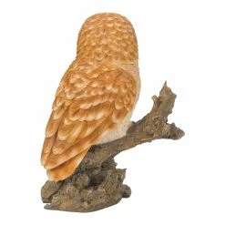 Budget ⌛ Animal Statues Hi-Line Gift Ltd. Tawny Owl On Stump 🎉 -Garden Statues Shop scaleHILI574