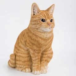 Outlet 😍 Animal Statues Hi-Line Gift Ltd. Orange Tabby Cat Sitting 🔔 13 Outlet 😍 Animal Statues Hi-Line Gift Ltd. Orange Tabby Cat Sitting 🔔 -Garden Statues Shop scaleHILI595