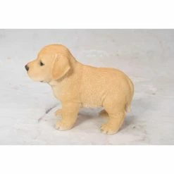 Discount 🎉 Animal Statues Hi-Line Gift Ltd. Yellow Standing Labrador Puppy Statue 😉 -Garden Statues Shop scaleHILI605