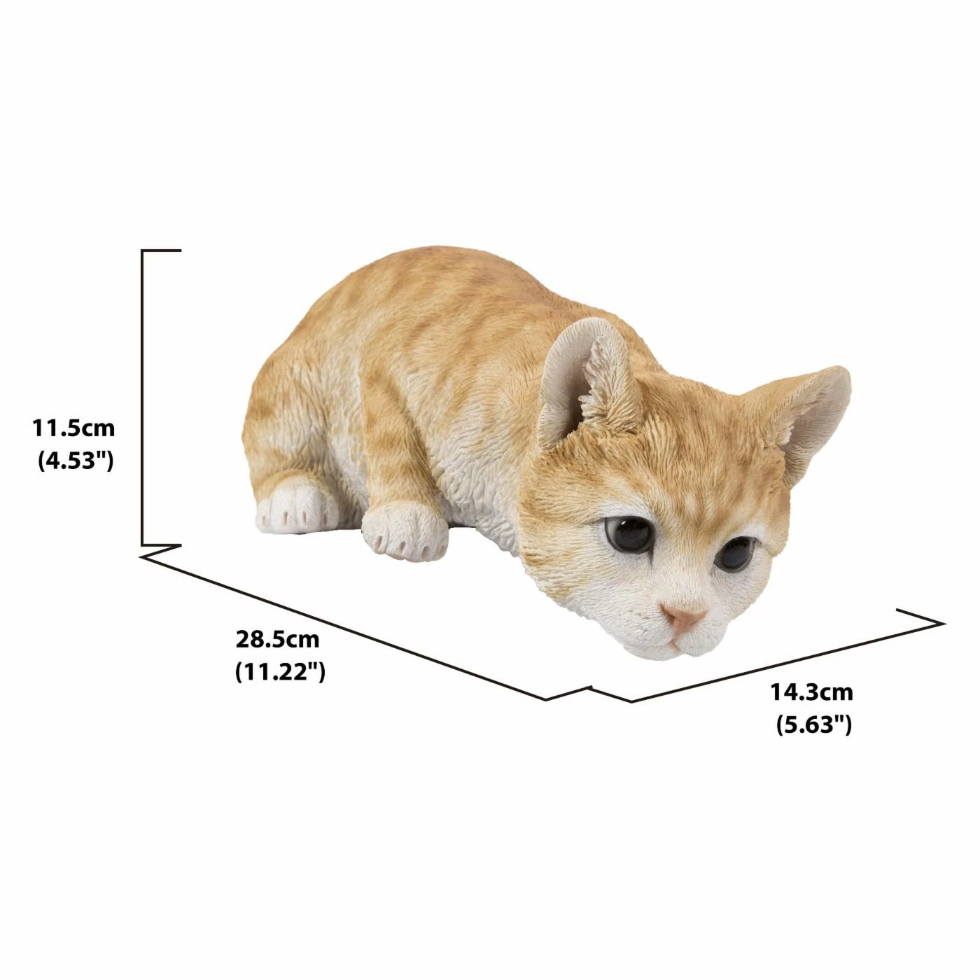 Promo โ๏ธ Animal Statues Hi-Line Gift Ltd. Orange Tabby Cat Looking Over Ledge Garden Statue ๐ 7 Promo โ๏ธ Animal Statues Hi-Line Gift Ltd. Orange Tabby Cat Looking Over Ledge Garden Statue ๐ - Image 5