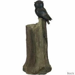 Cheap ✨ Sunnydaze Decor Animal Statues Sunnydaze Owl Duo On Tree Stump Statue 👏 -Garden Statues Shop scaleNETH1452