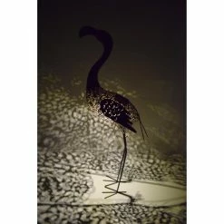 Budget 🔥 Animal Statues Oakland Living 🔨 Hammer Tone Bronze Flamingo Metal Garden Statue With Solar Light And Ground Stake ✨ -Garden Statues Shop scaleOL899