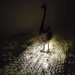 Buy 👏 Animal Statues Oakland Living 🔨 Hammer Tone Bronze Duck Metal Garden Statue With Solar Light And Ground Stake ✨ -Garden Statues Shop scaleOL900