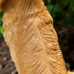 Discount 👍 Animal Statues Sandicast Original Size Golden Retriever Sculpture - Sitting 🌟 14 Discount 👍 Animal Statues Sandicast Original Size Golden Retriever Sculpture - Sitting 🌟 -Garden Statues Shop scaleSAND141