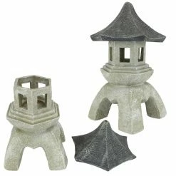 Outlet 😍 Oriental Statues Design Toscano Asian Pagoda Statues - Set Of 2 🥰 14 Outlet 😍 Oriental Statues Design Toscano Asian Pagoda Statues - Set Of 2 🥰 -Garden Statues Shop scaleTOSC1383