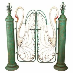 Hot Sale 🎁 Other Garden Statues Design Toscano Swan Serenade Entryway Garden Gate 😀 -Garden Statues Shop scaleTOSC1615