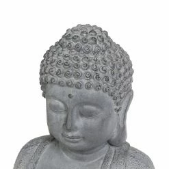 Budget ❤️ Oriental Statues LuxenHome Meditating Buddha Statue With Solar Light 🤩 15 Budget ❤️ Oriental Statues LuxenHome Meditating Buddha Statue With Solar Light 🤩 -Garden Statues Shop scaleWINH192