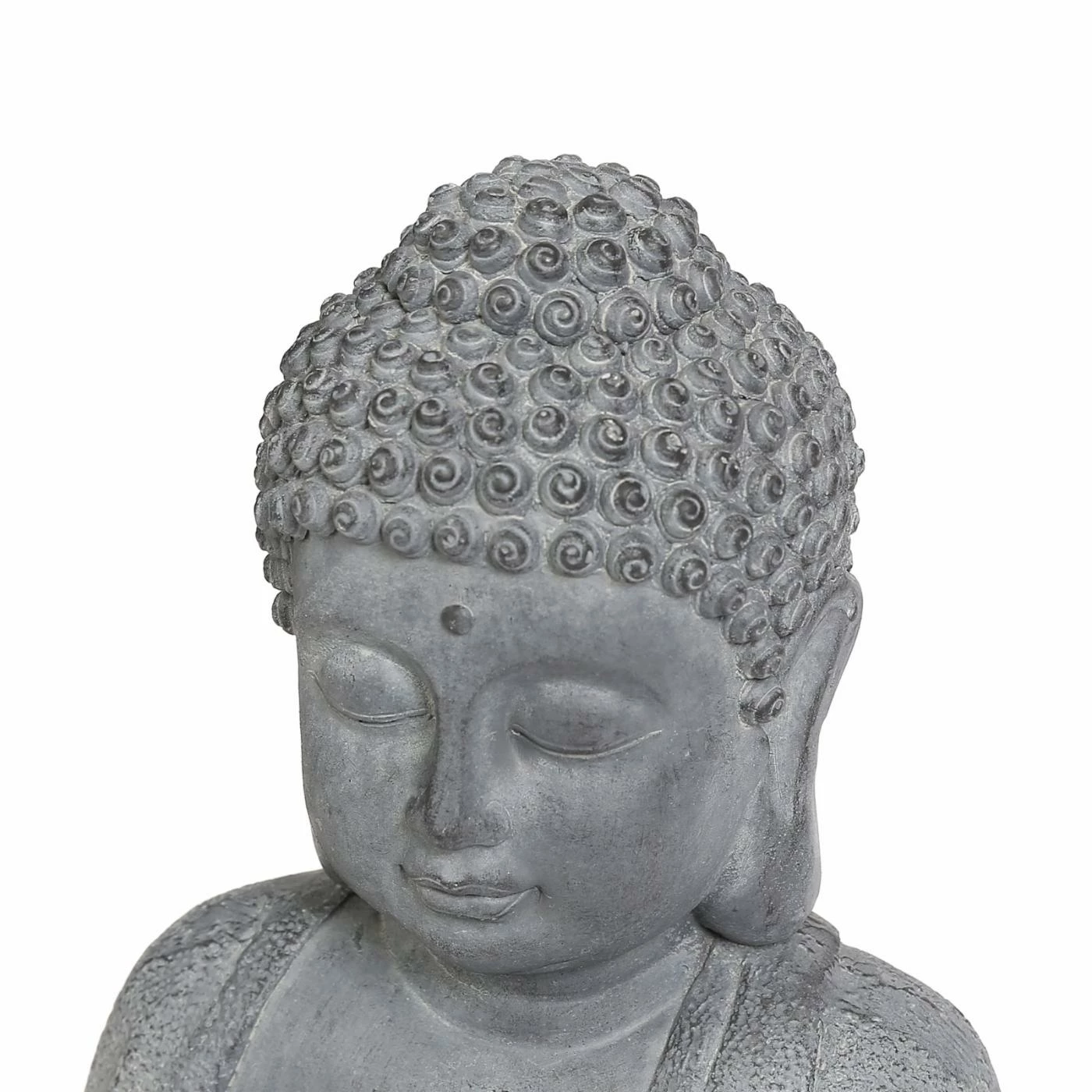 Budget ❤️ Oriental Statues LuxenHome Meditating Buddha Statue With Solar Light 🤩 7 Budget ❤️ Oriental Statues LuxenHome Meditating Buddha Statue With Solar Light 🤩 - Image 5